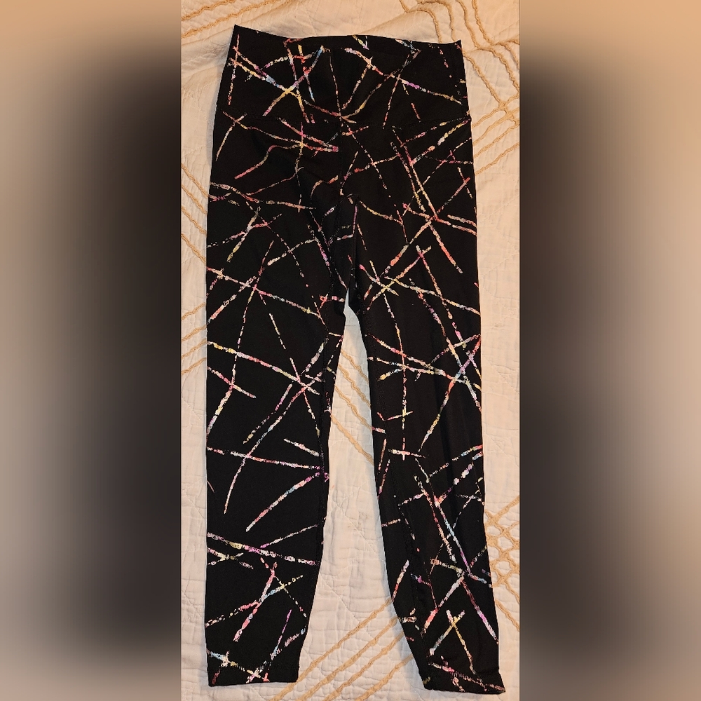 Zyia Abstract Rainbow Leggings ⅞